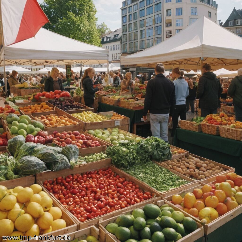 Die besten Wochenmärkte in Frankfurt für frische Produkte