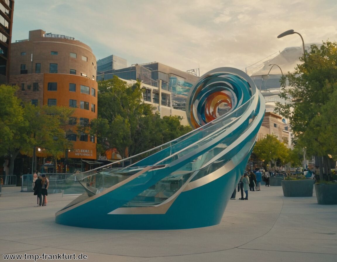 Wechselnde Kunstprojekte in Hafenviertel besuchen - Geheimtipps Frankfurt am Main 