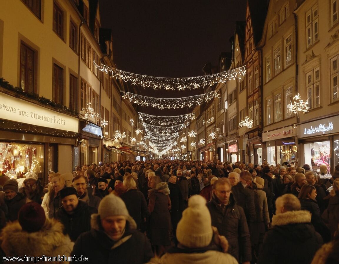 Silvester-Shopping in Geschäften und Märkten   - Silvester in Frankfurt am Main