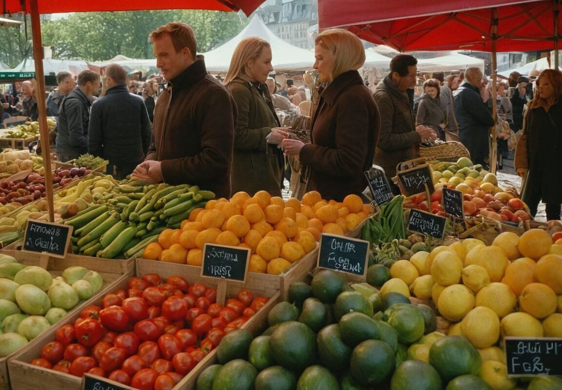 Die besten Wochenmärkte in Frankfurt für frische Produkte